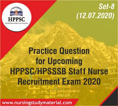 Practice Question hpssc-hpsssb-staff-nurse-recruitment-exam
