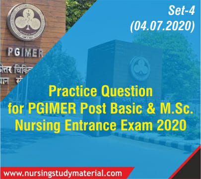 Practice Question Neurology PGIMER Post Basic MSC Nursing Entrance Exam