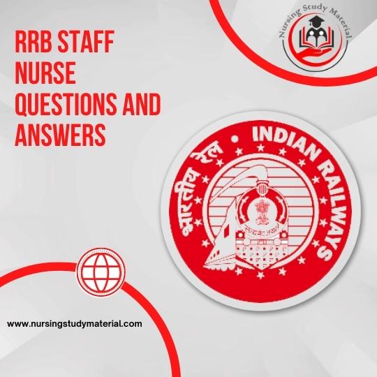 rrb staff nurse previous year papers