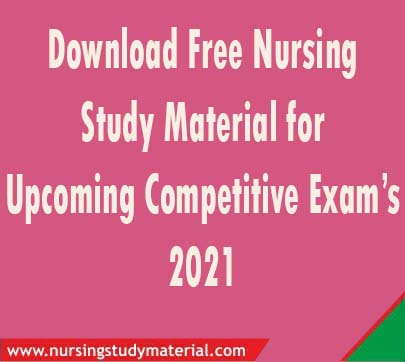 Nursing Study Material